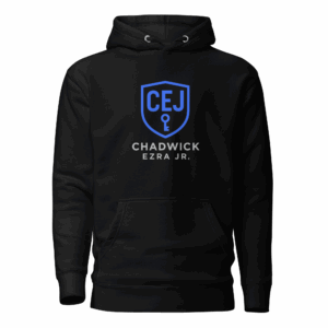 CEJ Blue/Gray Emblem Unisex Hoodie